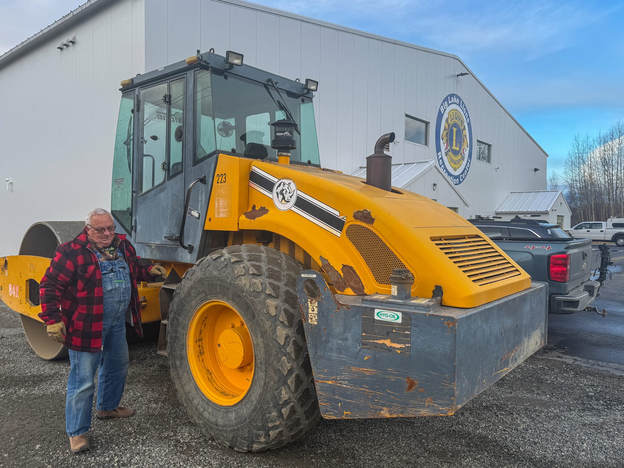 Bill Haller exits a compactor