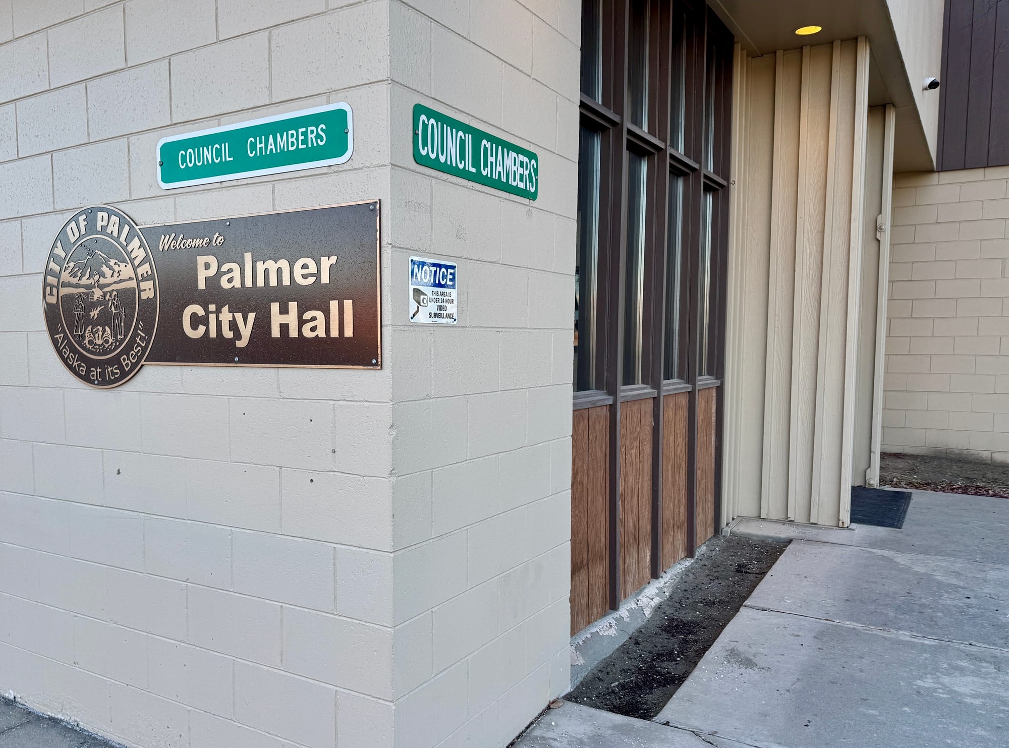 The Palmer City Council chambers