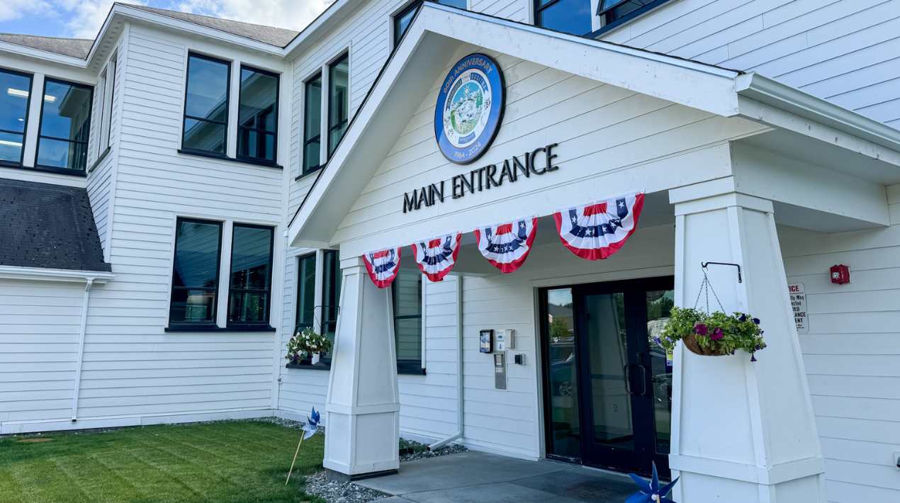 Matanuska-Susitna Administration Building in July, 2024.