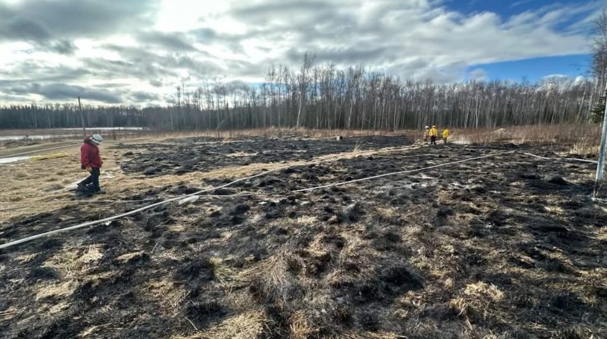 Blaze on Mat-Su Assembly member’s property marks first wildfire of the year