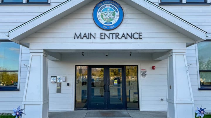 The Matanuska-Susitna Borough administration building in Palmer. 