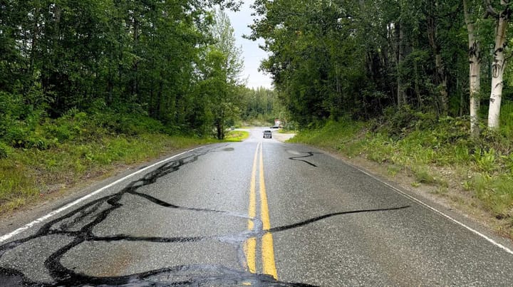 Green Forest Drive, which connects Palmer-Wasilla Highway to Bogard Road.