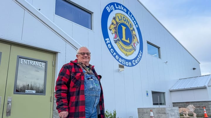 Bill Haller at the Big Lake Lions Recreation Center in Big Lake, Alaska