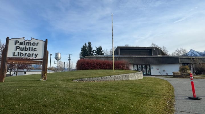 The Palmer Public Library awaits demolition work