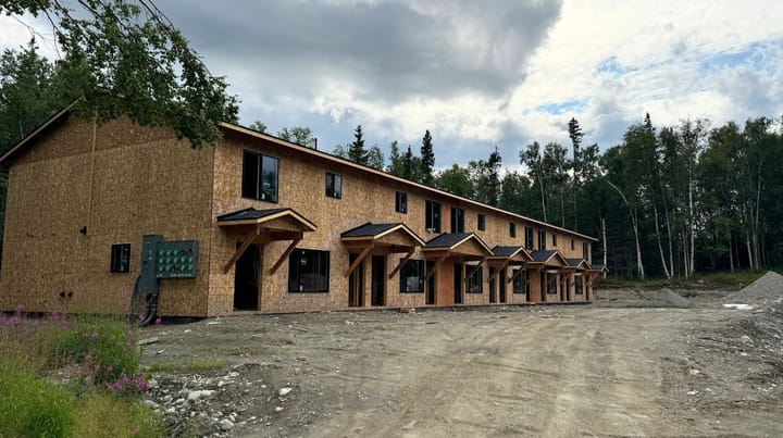 A new multifamily development near Wasilla